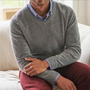 Allen Solly size M 100% wool v neck sweater